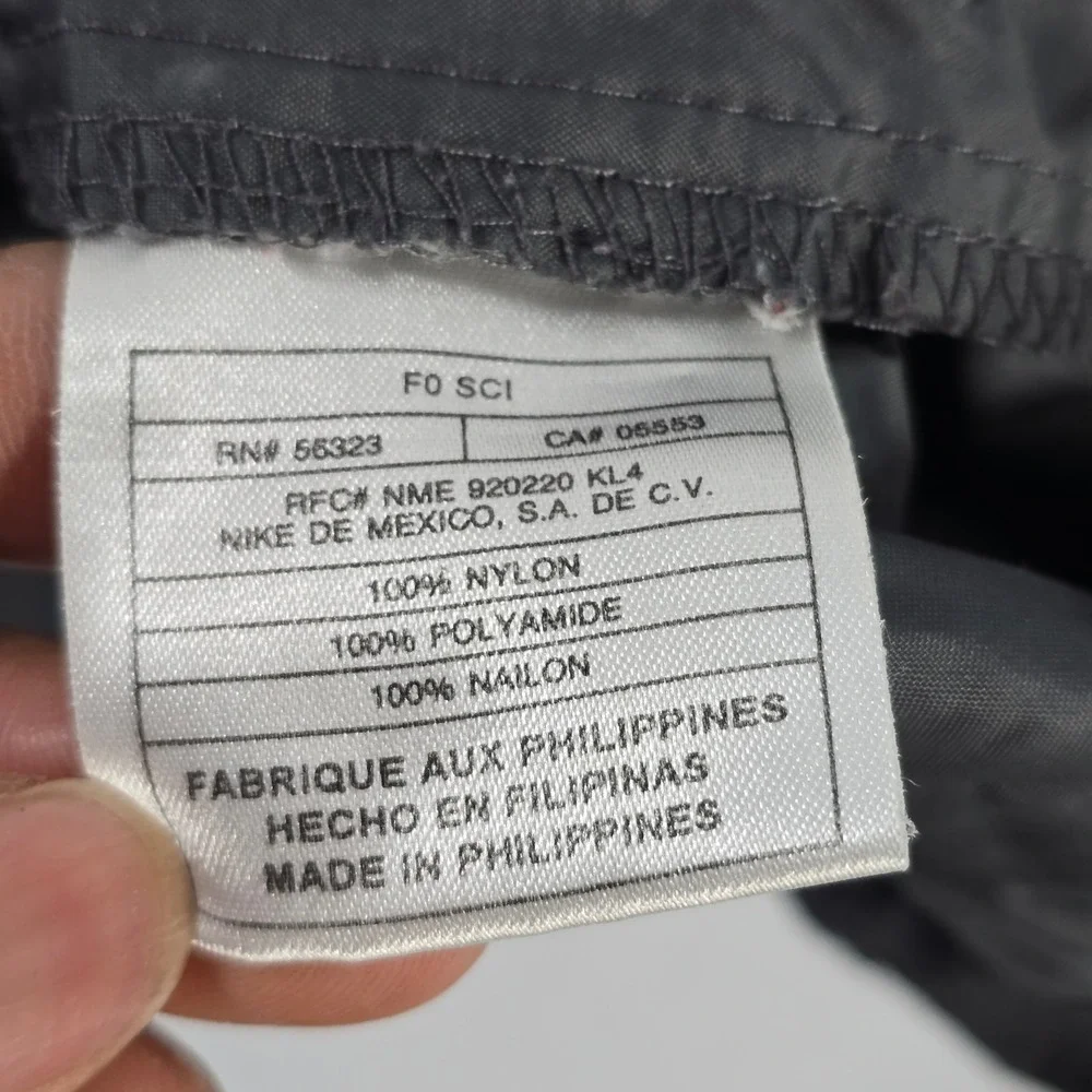 Nike Kids Pullover Anorak Jacket‎ Charcoal Gray Size M 8-10 Lightweight
